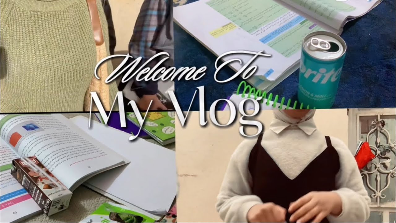  Vlog the exam 🦆💘 | امـتحانات نصف السنة | تحديد المصير 