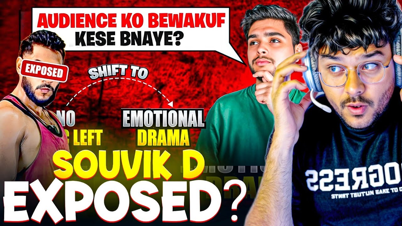 THE END !! Say No to TOXIC CONTENT 🤮 Exposing Souvik D Mainpulations & Lies THOR GAMMING REACTION