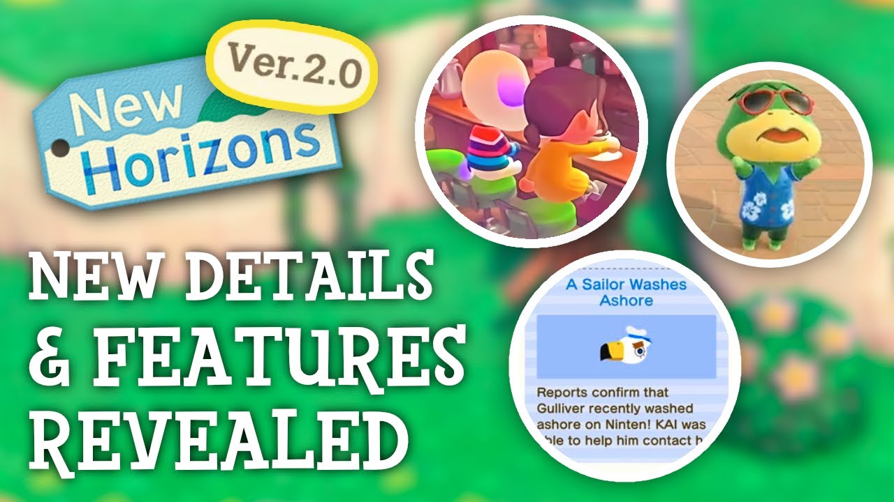 Animal Crossing New Horizons - New 2.0 FEATURES & DETAILS Revealed