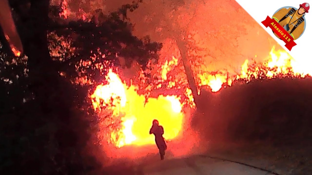 Antincendio Boschivo 2017 HD Helmet Cam - Ischia di Castro 2° Parte
