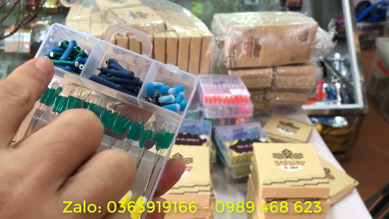 Phụ kiện săn hàng dành cho câu đơn câu đài: Hộp phụ kiện, trục săn hàng 5,4m - 6,3m- 7,2m- 8,1m