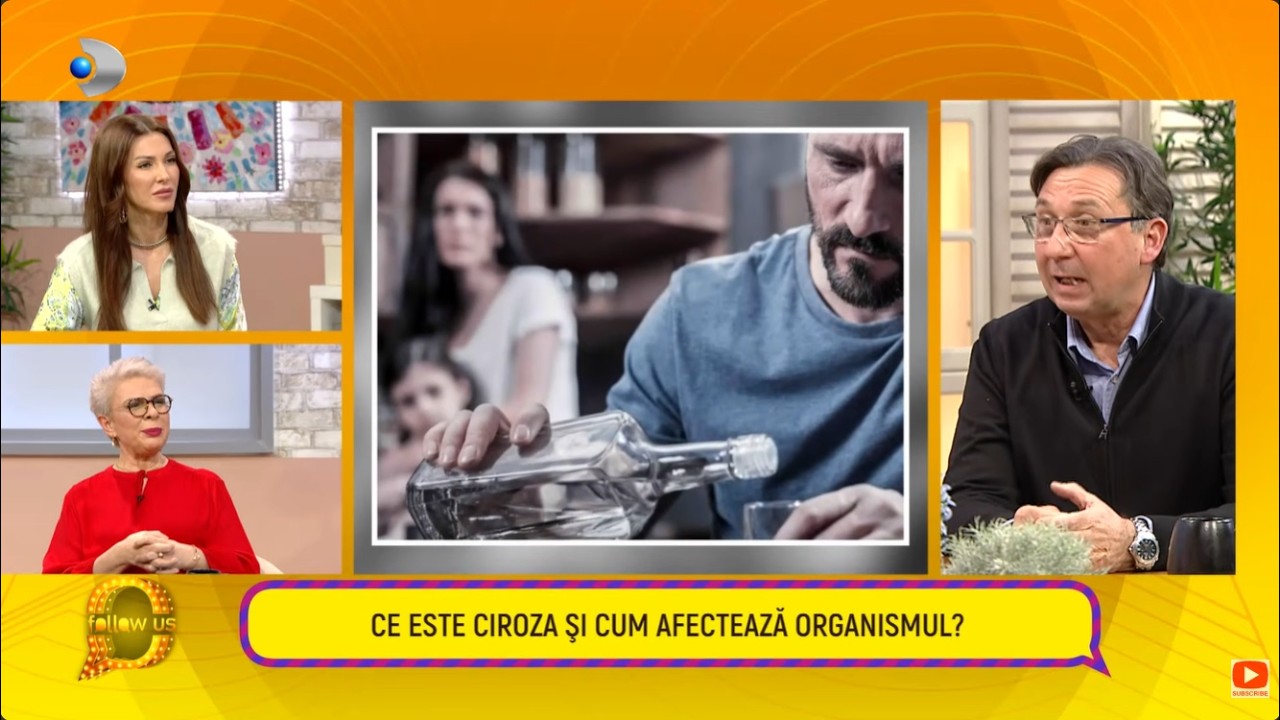 Follow us! - Dr. Cezar Stroescu, ce este ciroza si cum afecteaza organismul!
