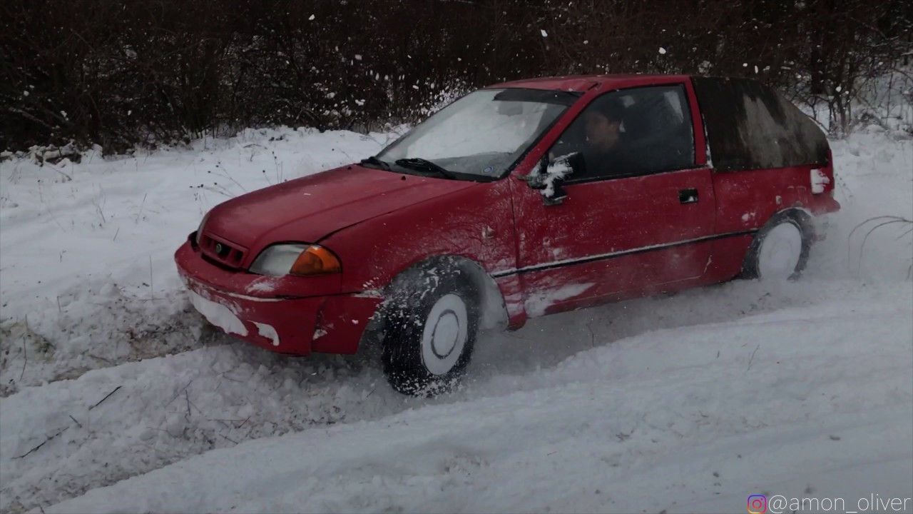Subaru Justy 4x4 snow fun