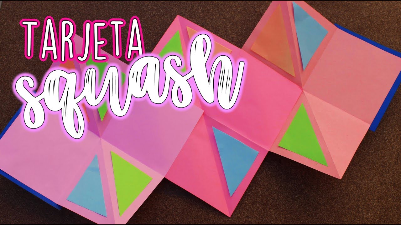 TARJETA SQUASH - ACORDEON ♡ Lu Alfe