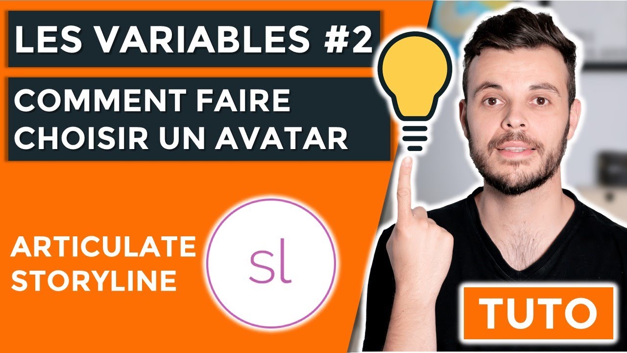 Comment faire / choisir un avatar au début de votre e-learning avec Articulate Storyline 360 ?