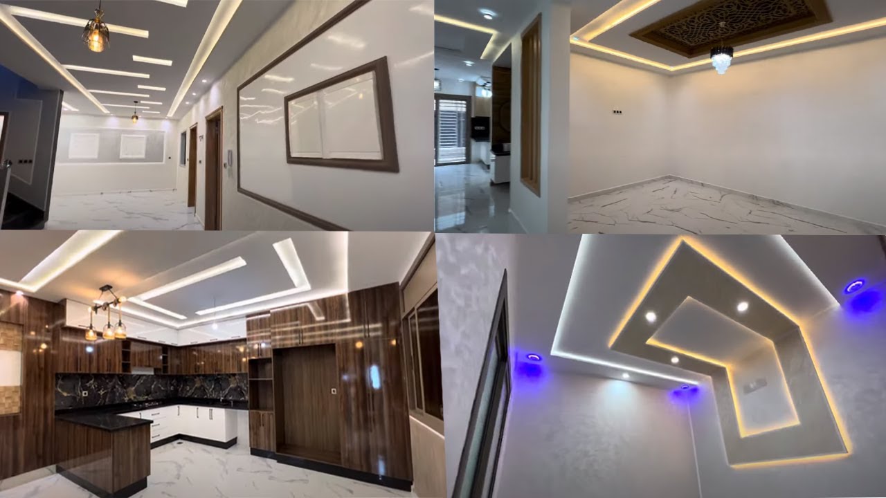 صور أحدث ديكورات جبس بورد 2024 - جديد ديكورات الاسقف لصالونات و المطابخ | faux plafond moderne 2024