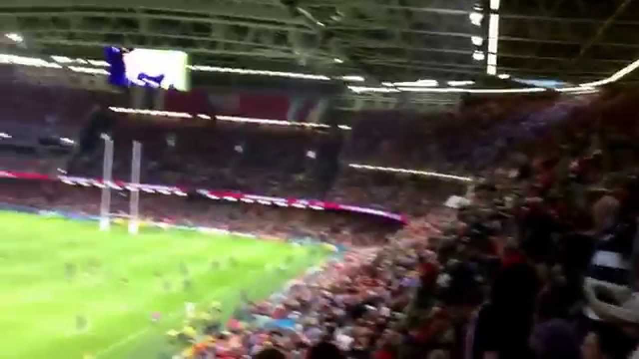 Tom Jones, Delihla at the RWC 2015 - Millenium Stadium, Cardiff 1-10-2015
