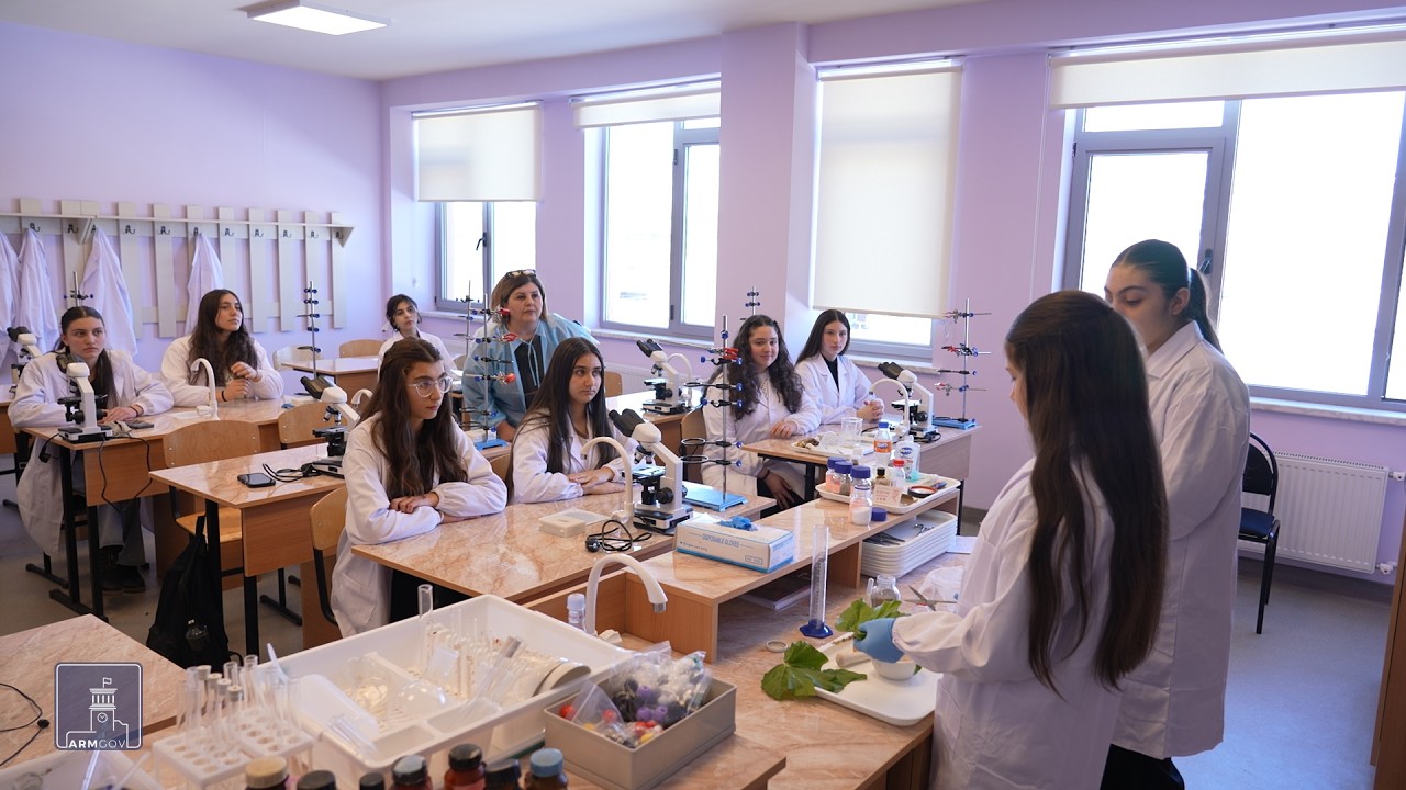 Հրազդանի նորակառույց դպրոցը նոր լաբորատորիաներ ունի