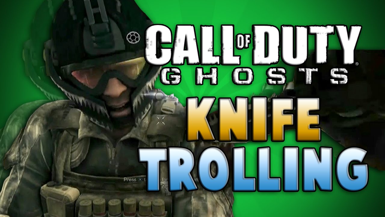 Knife Only Reactions #3 - Call of Duty Ghosts (Gun Game Knife Trolling)