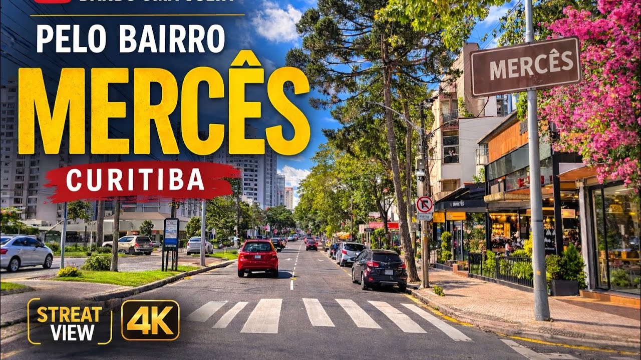 Mercês Curitiba 🇧🇷 | Dando uma Volta pelo Bairro Mercês em 4K (Street View pelas Ruas)