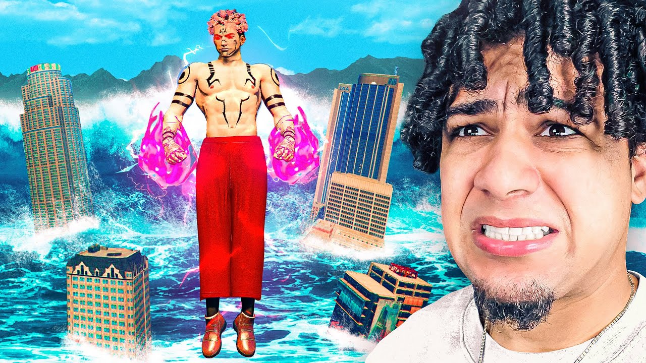 SALVAMOS la CIUDAD de un TSUNAMI provocado Por SUKUNA 😰 GtaRp