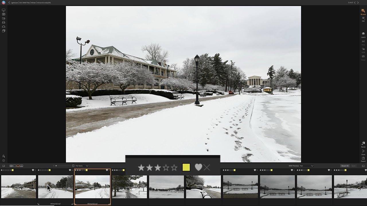 On1 Photo RAW 2019 - 3: Cull & Organize