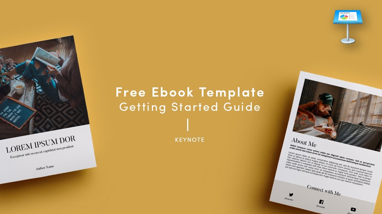 Free eBook Template Getting Started Guide | Keynote