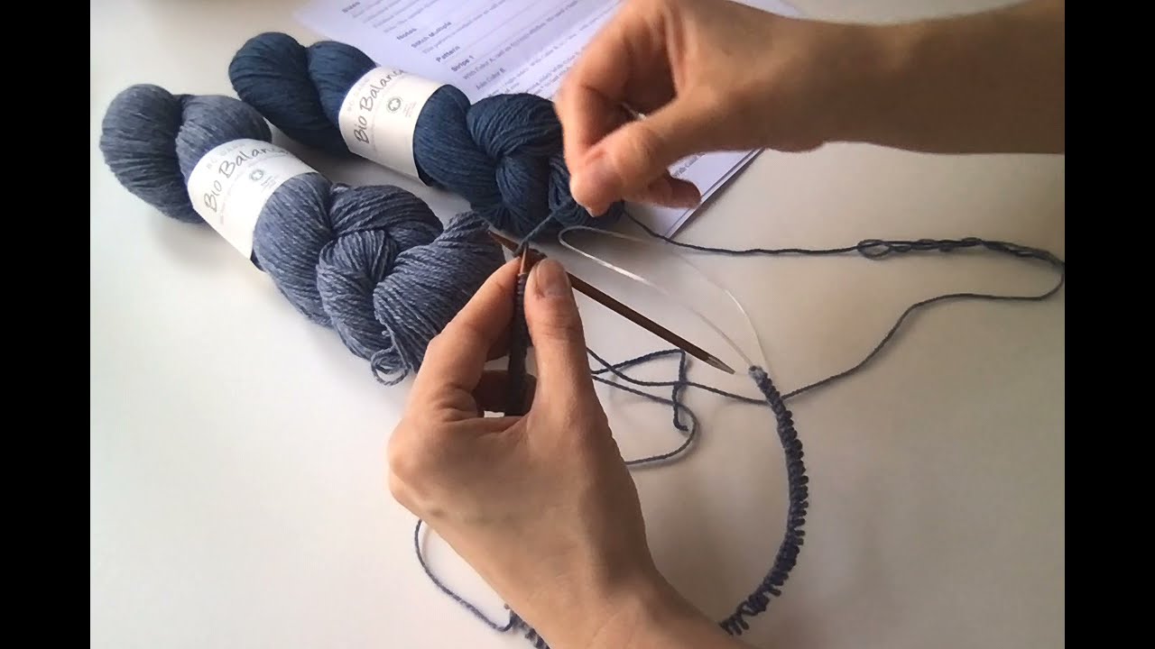 Mondlichttuch - Teil 1 - Reihe 1 - Erklärung Webstich/Leinenstich