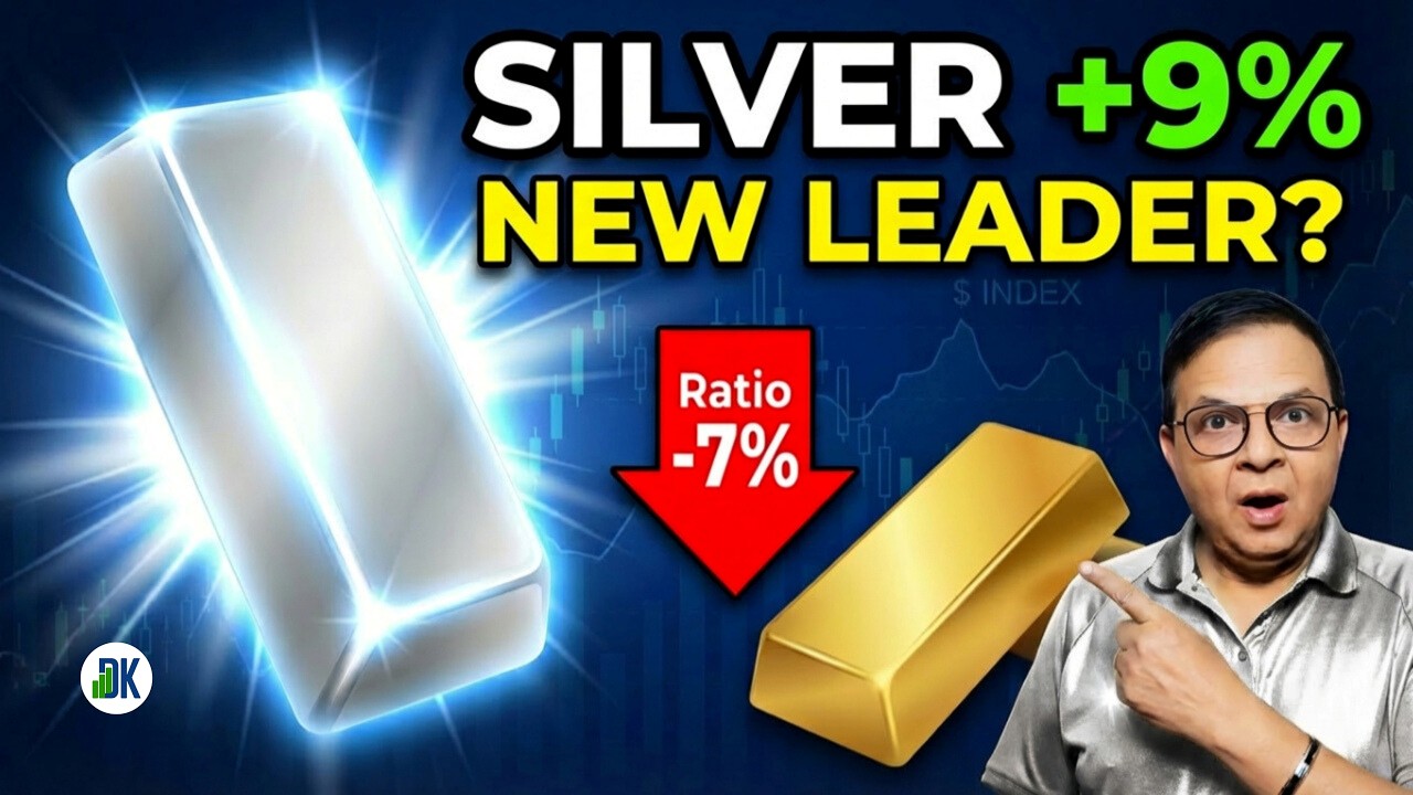 Gold–Silver Ratio Drops 7%: Is Silver Entering a New Leadership Phase? | DK Sinha Deep Dive