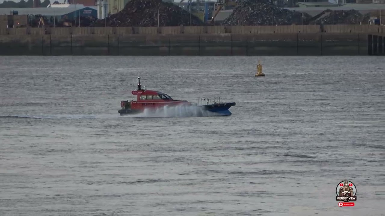 Pilot Boat Petrel on the River Mersey - 27.08.2025