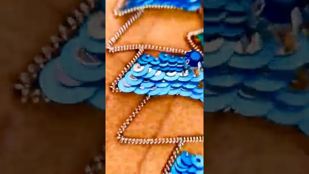 embroidery beads#perlage #sequin