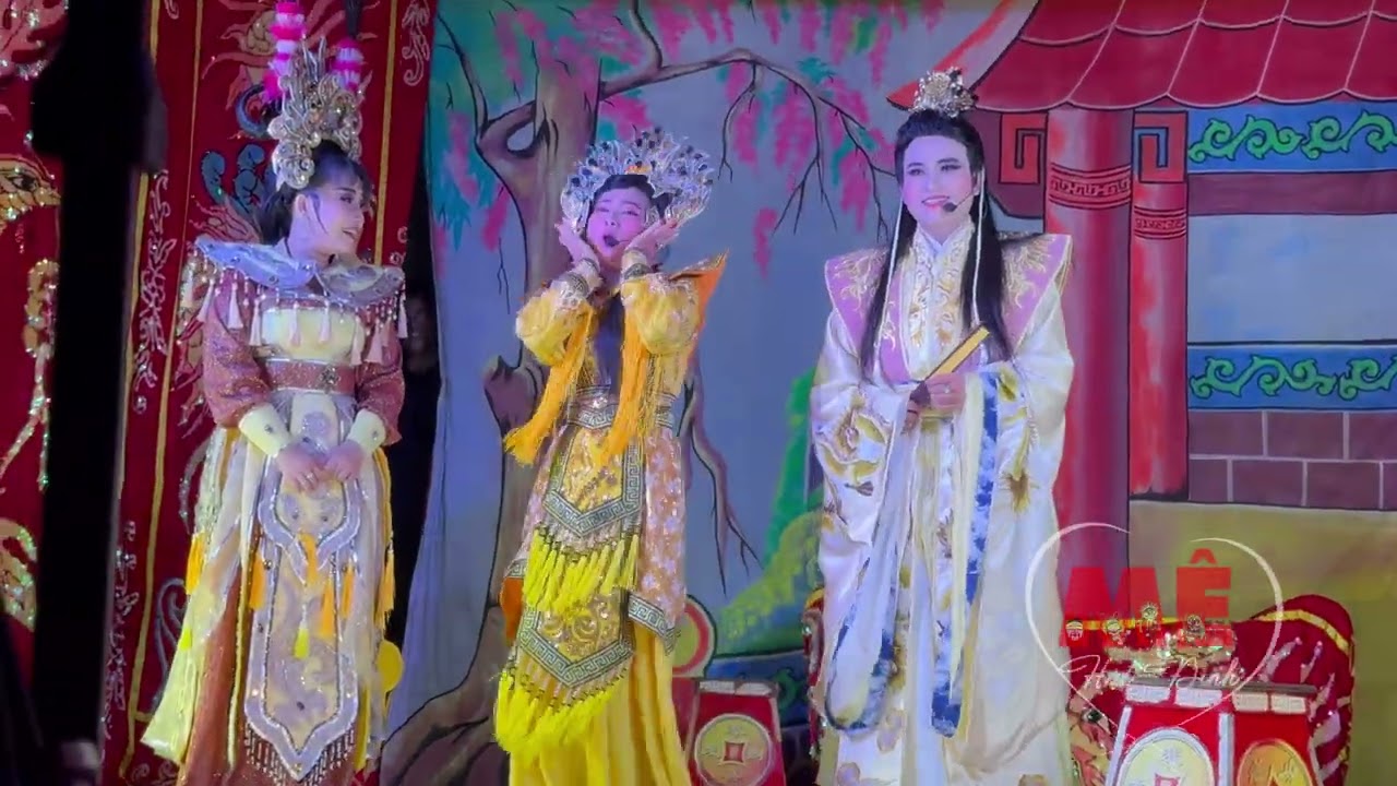 Ns Khánh Tâm và Ns Hùng Vương dễ thương trong lớp cải lương Tiêu Anh Phụng | Mê Hát Đình