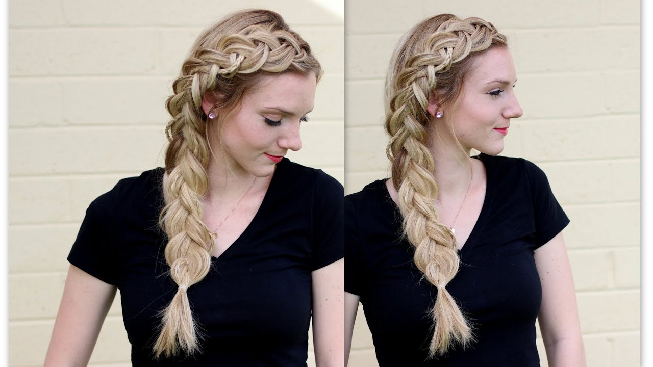 How to: Side Dutch Braid with Micro Braids