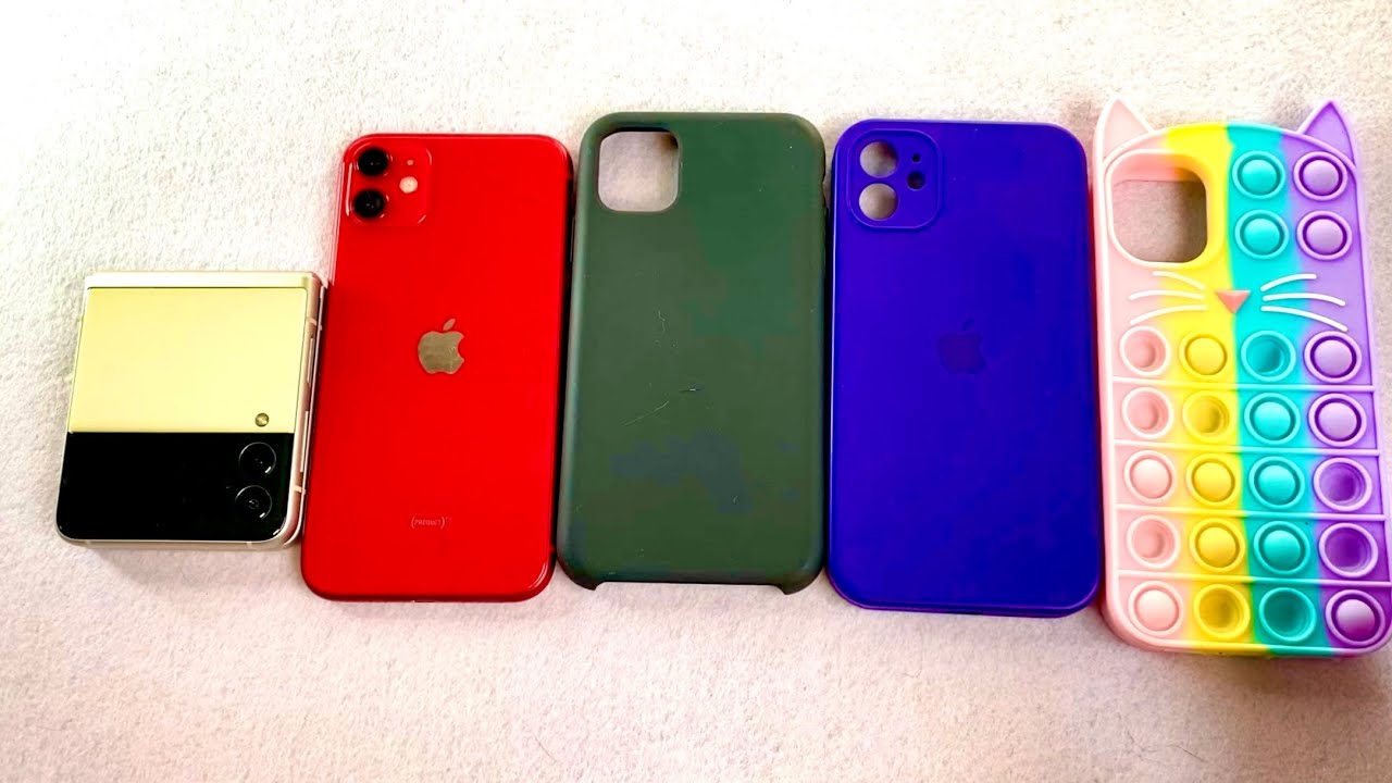 What is the BEST iPhone COVER Case? INCOMING Call iPhone 11 vs Samsung Galaxy Z flip 3
