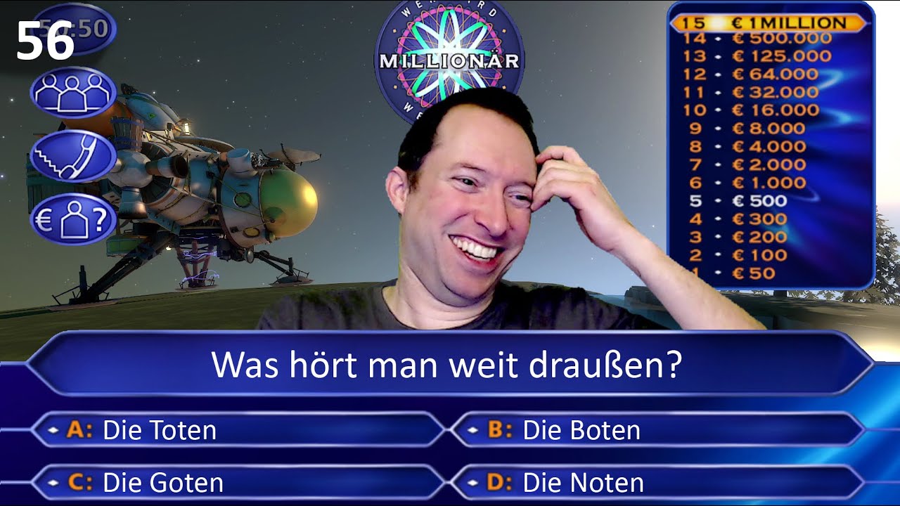 Weit draußen wird es wild | Wer wird Millionär #56