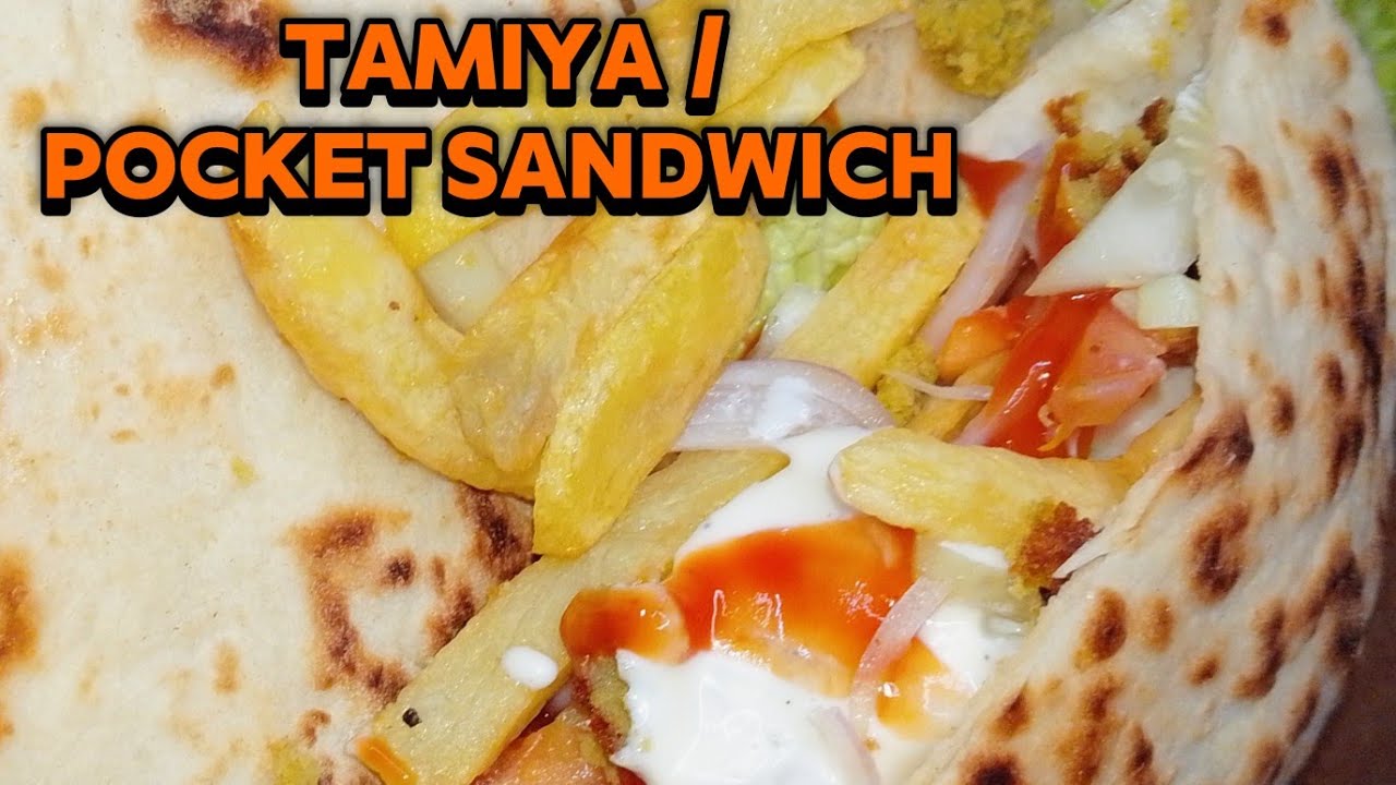 Arabian Famous Tamiya. আরবের সেই জনপ্রিয় এবং খুবই সুস্বাদু তামিয়া / পকেট স্যান্ডউইচ। #sandwich 