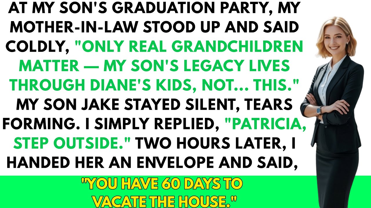 At my son's graduation, my MIL announced 