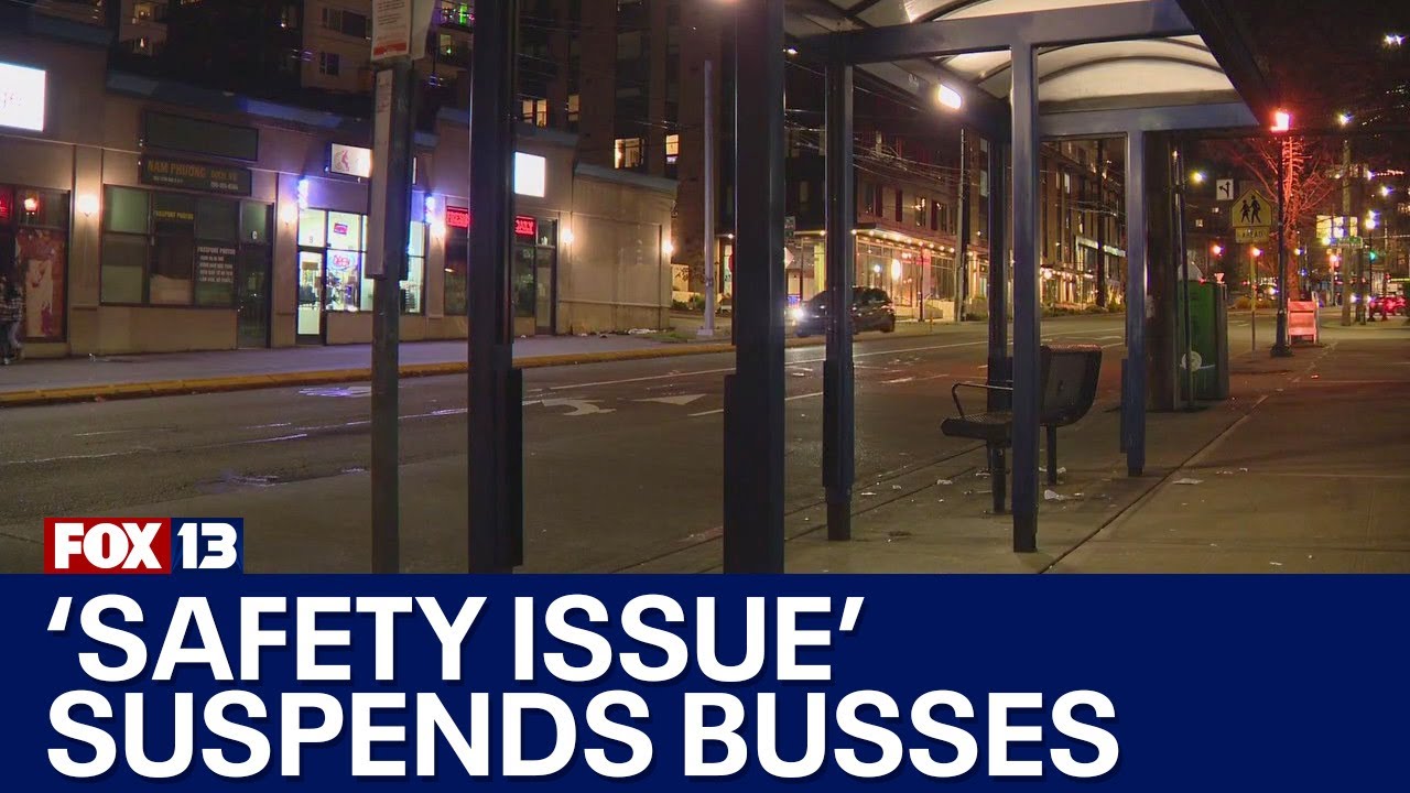 King County Metro cites 'safety issue,' suspends bus service at 12th and Jackson