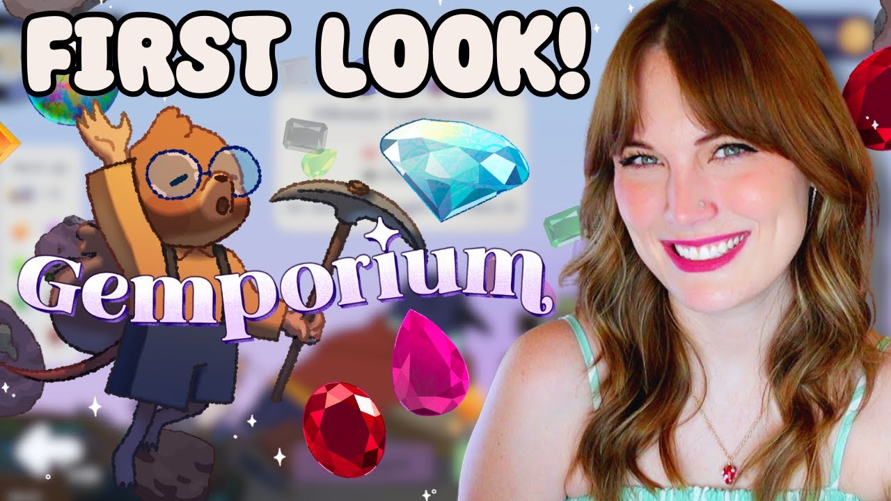 💎FIRST LOOK at GEMPORIUM! An Adorable Mining Management Game!