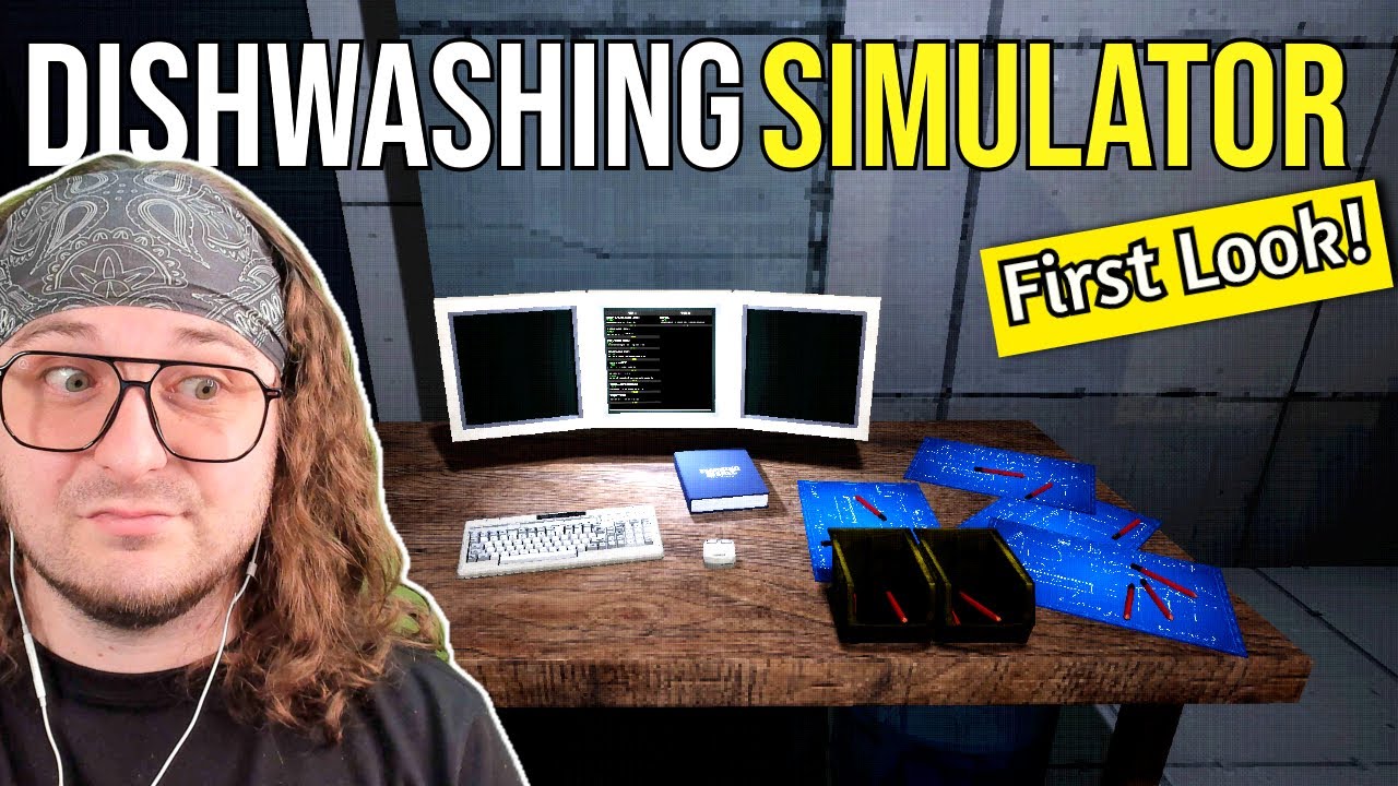 FIRST LOOK at Survival Farming Base Building Tycoon Horror Game??? (Dishwashing Simulator)