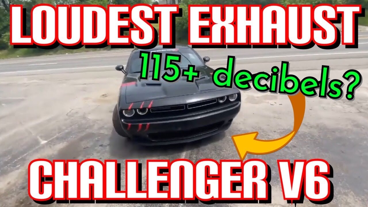 Top 5 LOUDEST EXHAUST Set Ups for Dodge Challenger 3.6L V6!