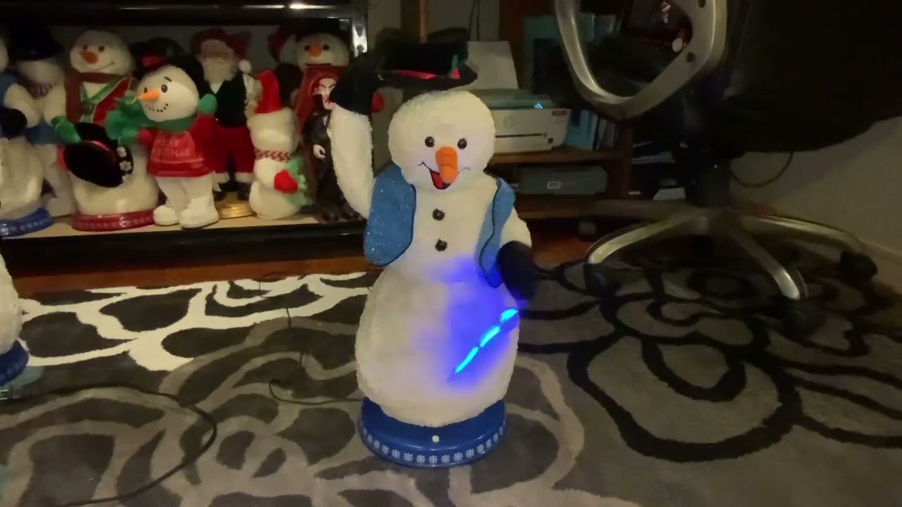 MY ENTIRE SPINNING SNOWFLAKE SNOWMAN COLLECTION!
