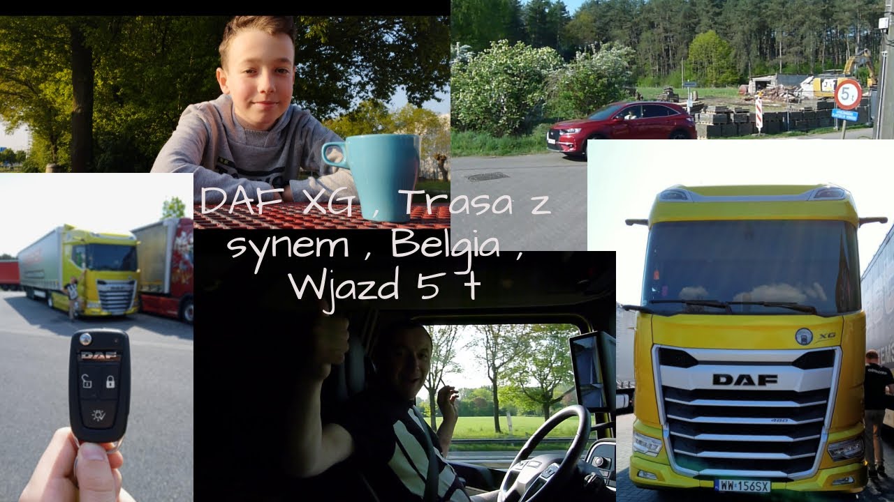 DAF XG 2022 -Testujemy / ALIPLAST / PL🇵🇱 DEU/ NL🇱🇺 BL🇧🇪  TRASA Z SYNEM/ LACHUWTRASIE POLISH TRUCK12