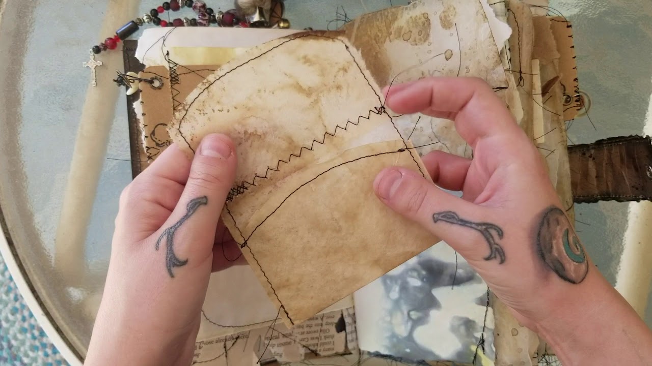Supernatural Themed Junk Journal - Flip Through (sold)