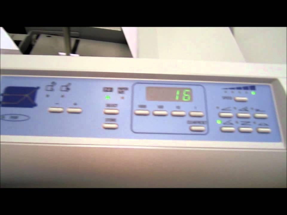 MBM 307A Fully Automatic Friction Feed Paper Folder