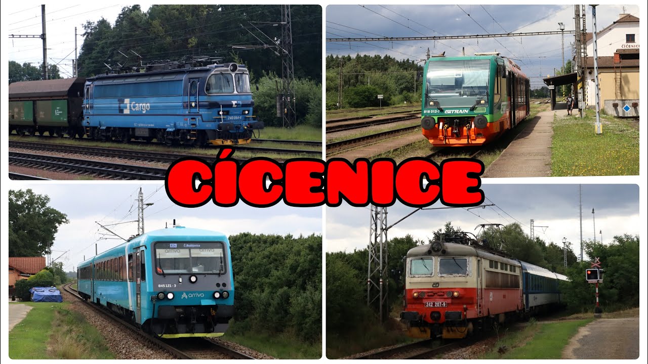 Vlaky Číčenice • 30.7.2025