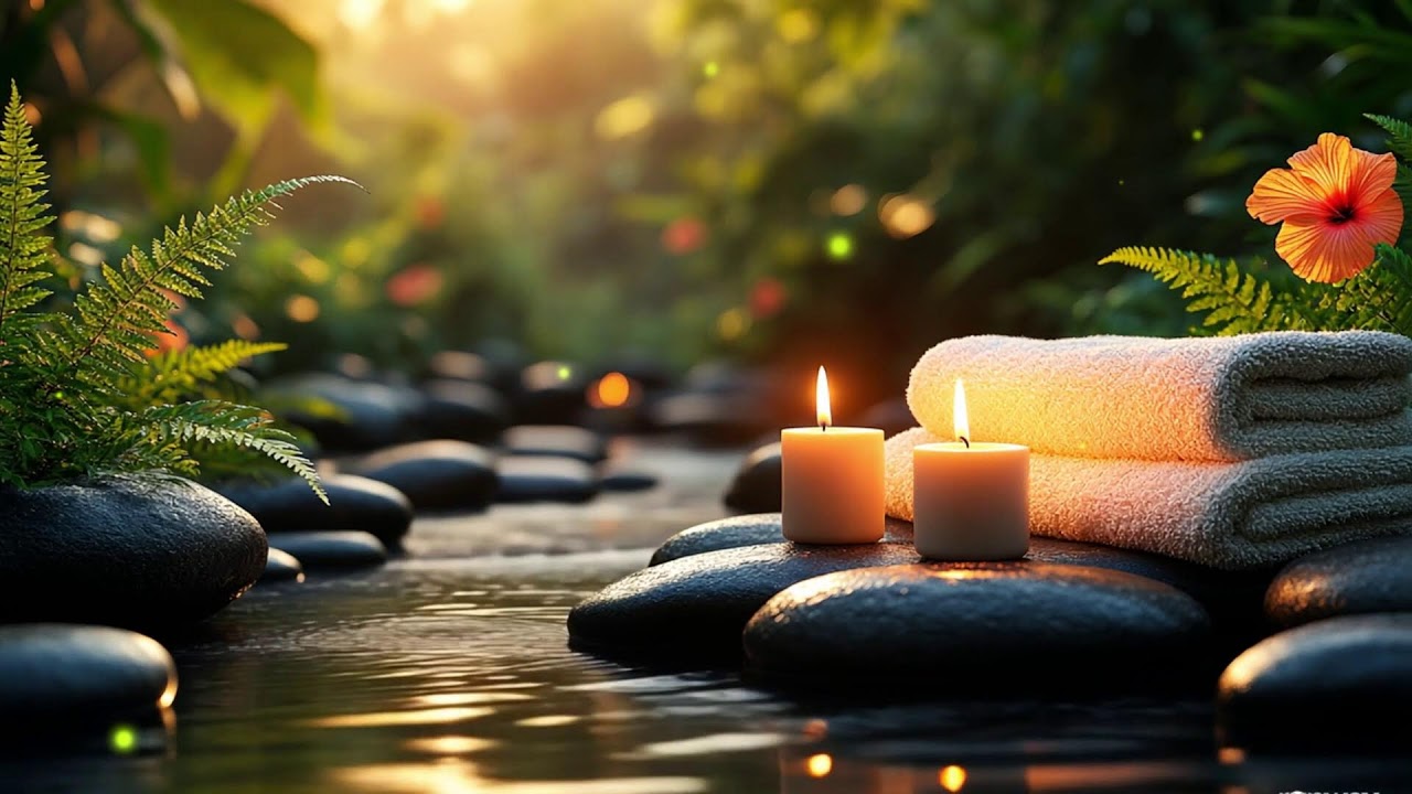 Relaxing Spa Music 🌻 Total Relaxation,Stress Release,Insomnia Cure,Healing Peaceful Water Music 15