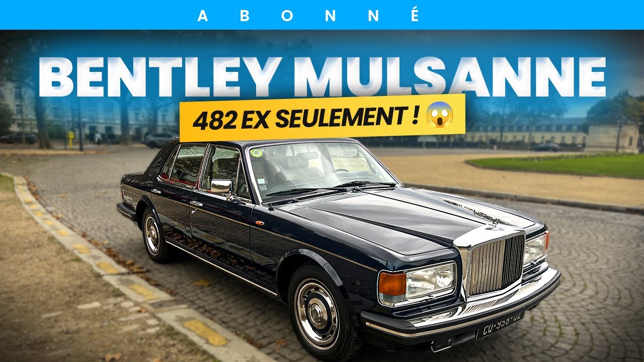 Présentation d'une Suprenante Bentley Mulsanne immatriculée 2 ans après sa production !