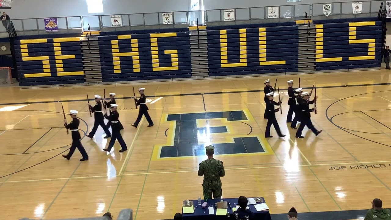 Snohomish MCJROTC Armed Drill Team Exhibition Everett 2026