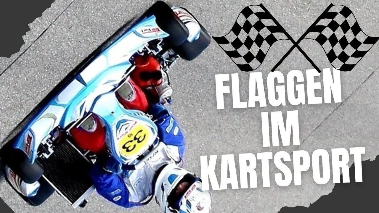Flaggen im Kartsport / Motorsport und ihre Bedeutung. Regeln im Kartsport