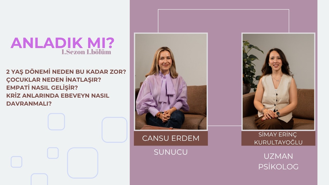 ANLADIK MI? #1 | Uzman Psikolog Simay Erin&ccedil; Kurultayoğlu ile 2 Yaş, İnatlaşma & Empati