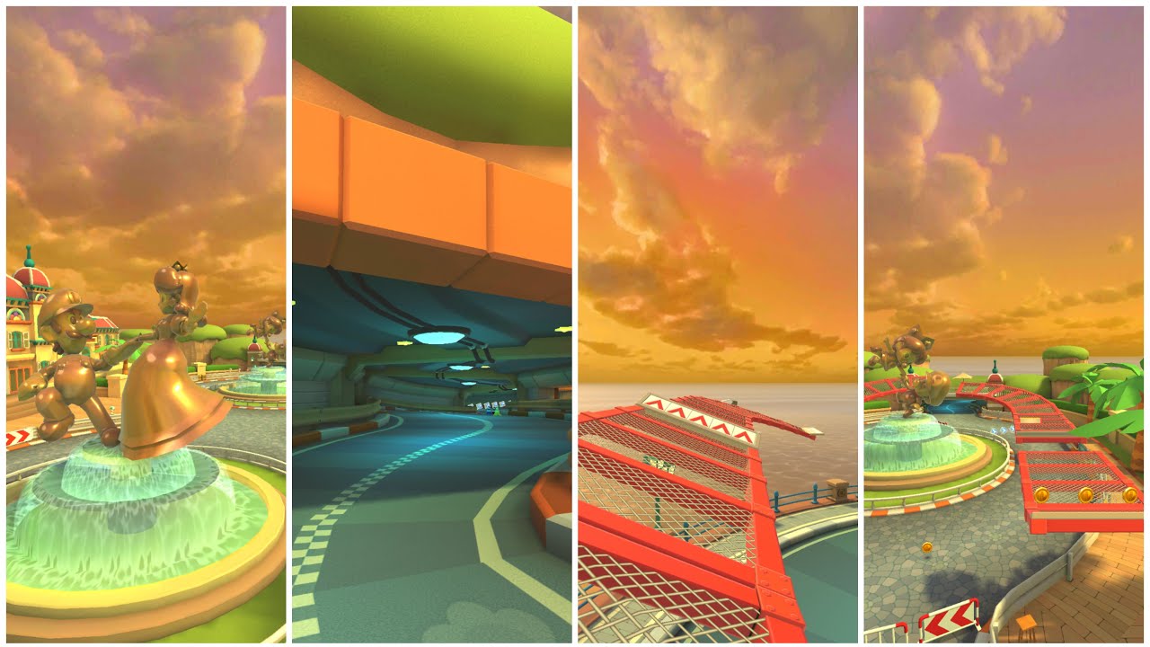 Mario Kart Tour // Wii Daisy Circuit Gameplay (All Variants)