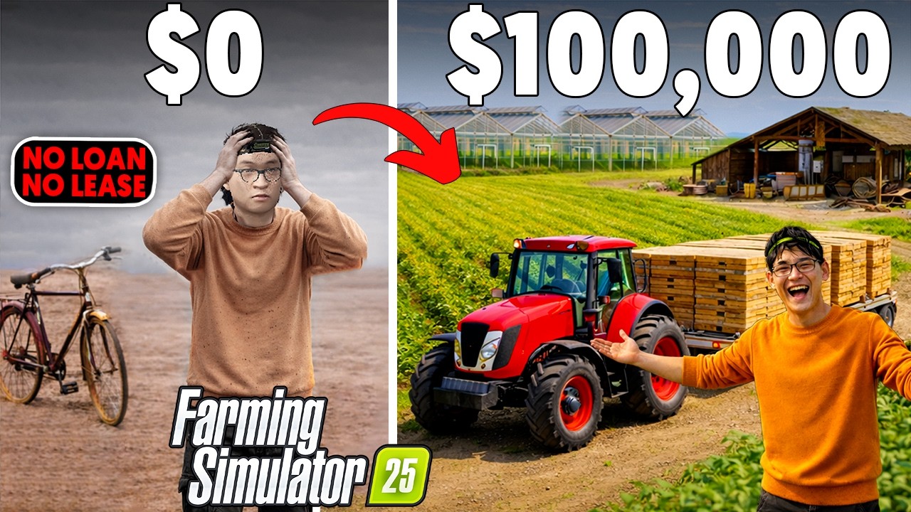 Can I Make $100,000 With No Loans or Leasing? (Farming Simulator 25)