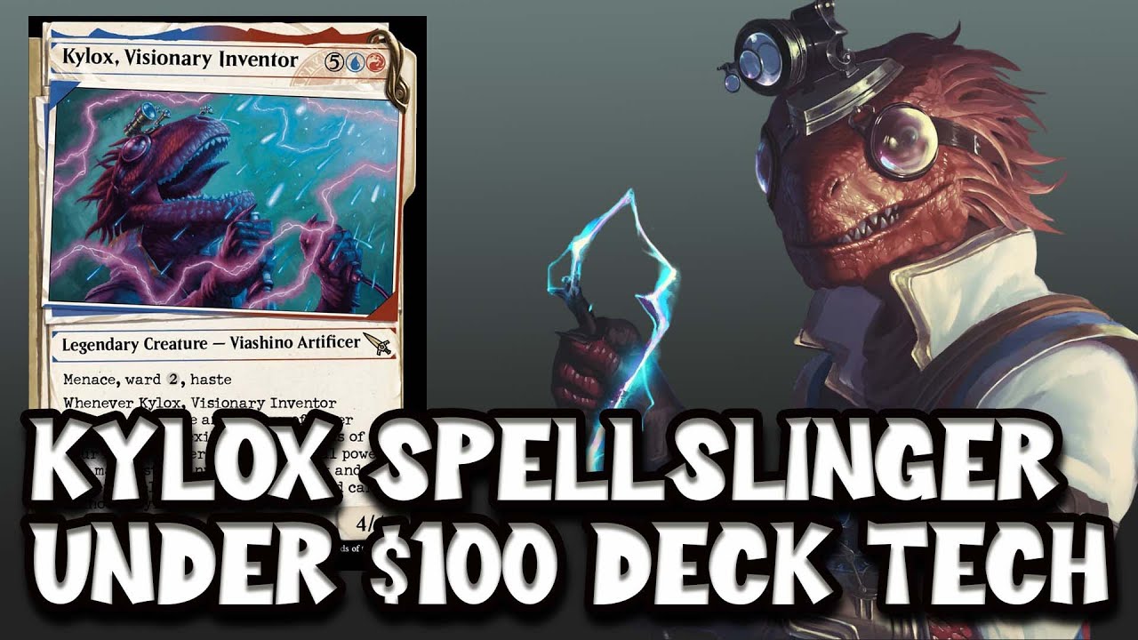 Kylox, Visionary Inventor Spellslinger Budget EDH deck Under $100