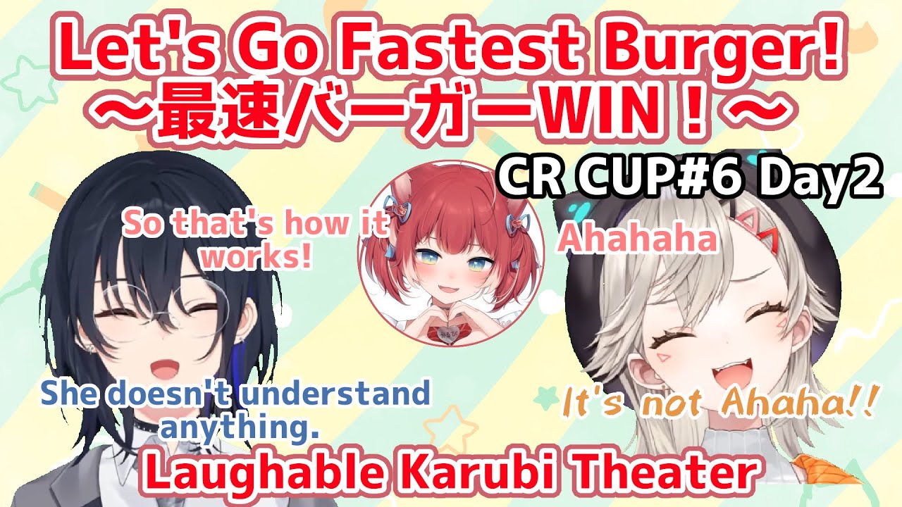 [Jpn/Eng sub] CR Cup Day 2: Karubi was too entertaining!!! [Vspo][Uruha/Meto]