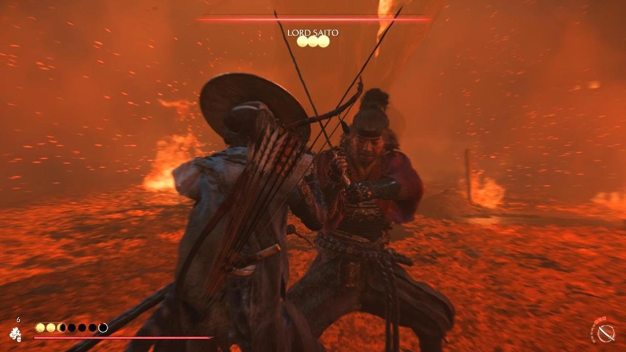 Ghost of Yōtei Saito phase 2 parry