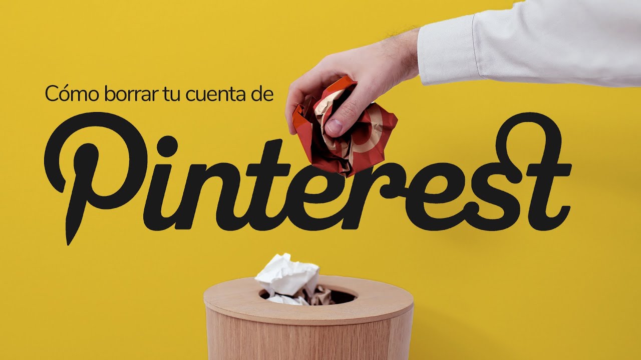 Cómo eliminar o desactivar una cuenta de Pinterest ❌