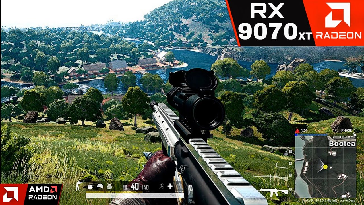 PUBG: Battlegrounds | RX 9070 XT 16GB | 1080p Ultra Graphics