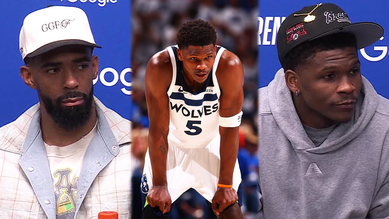 Mike Conley & Anthony Edwards Reflect On Their Season | May 28, 2025