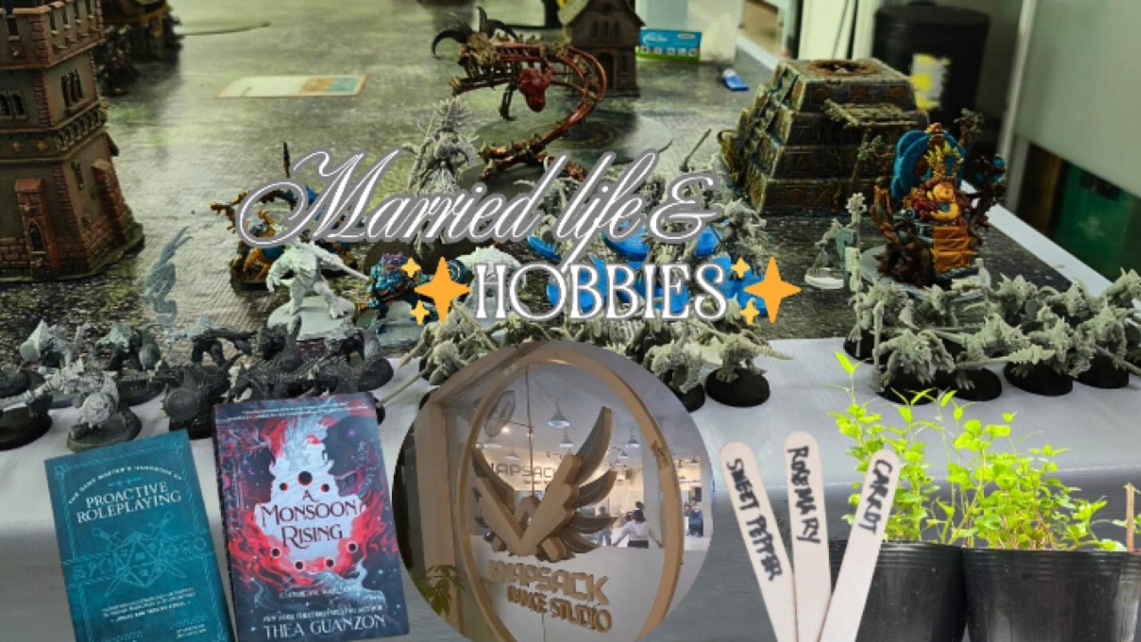 Married Life Log: Making time for our Hobbies✨Plantita, Dancing, Books & Warhammer | Silent vlog